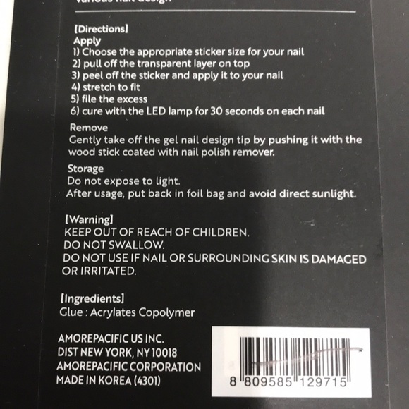 MODI by Amorepacific - Nail design tip -gel - BOGO same priced item - Picture 4 of 9